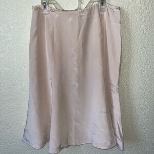Chetta B Elegant Pink Satin Skirt
